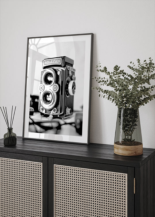 Vintage Camera Plakat