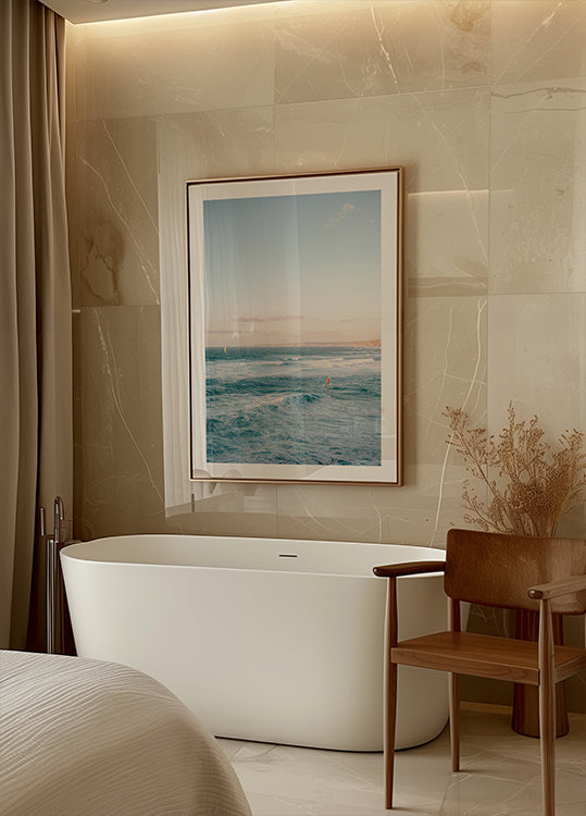 Wind surfing Algarve Plakat