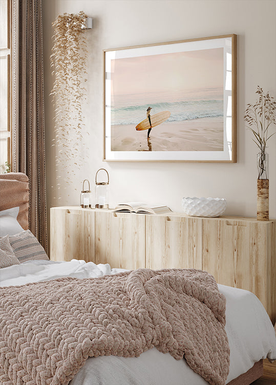 Surfer Cowgirl Plakat