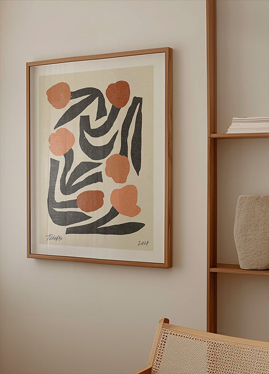 Modern Flower 03 Plakat