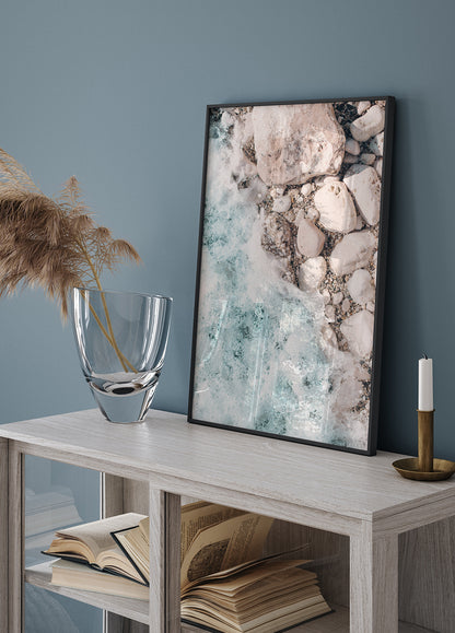 Ocean and Pebbles Plakat