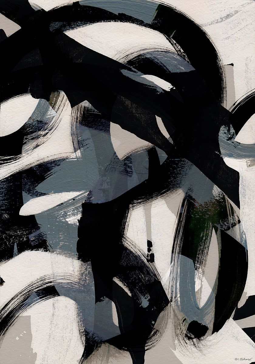 Abstract Brush Strokes 152 Plakat