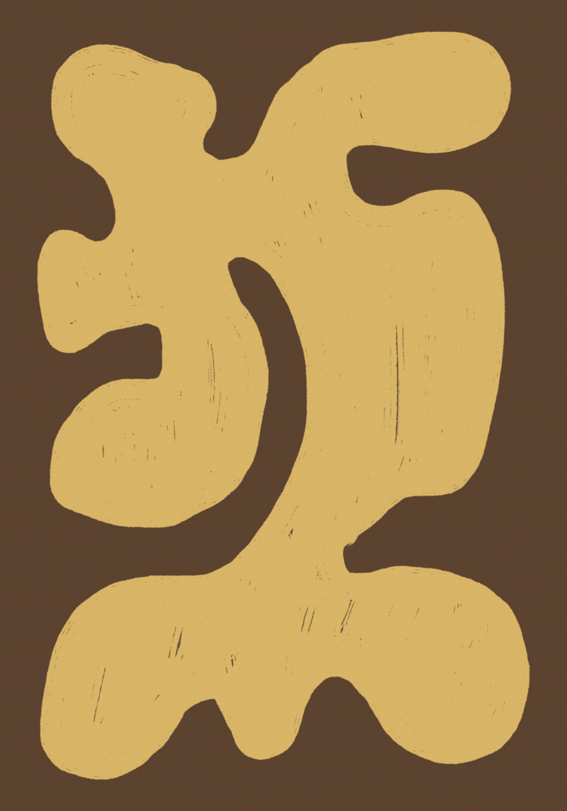 Earthy Organic Abstract Form
