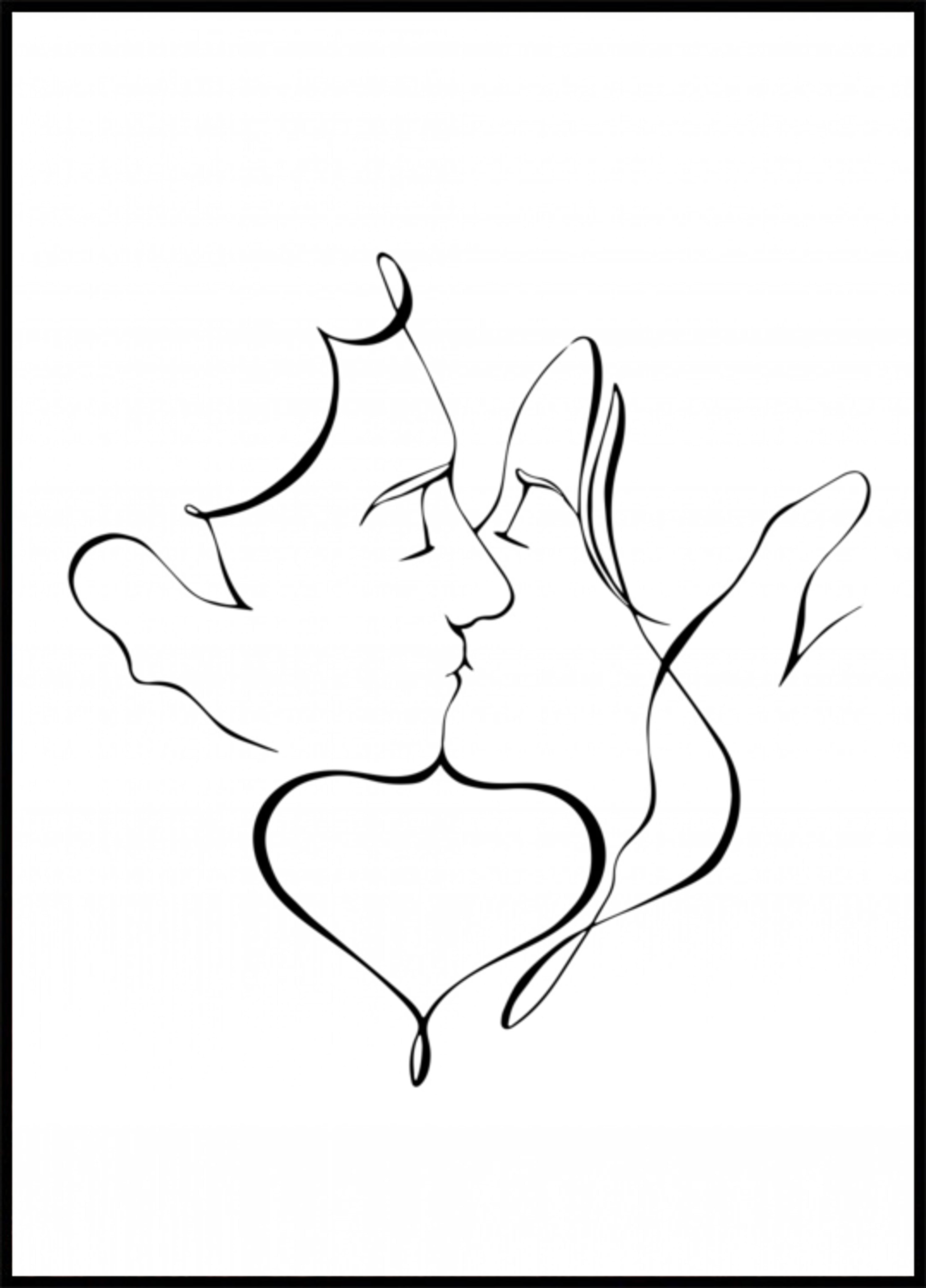 Romantic Kissing Lines