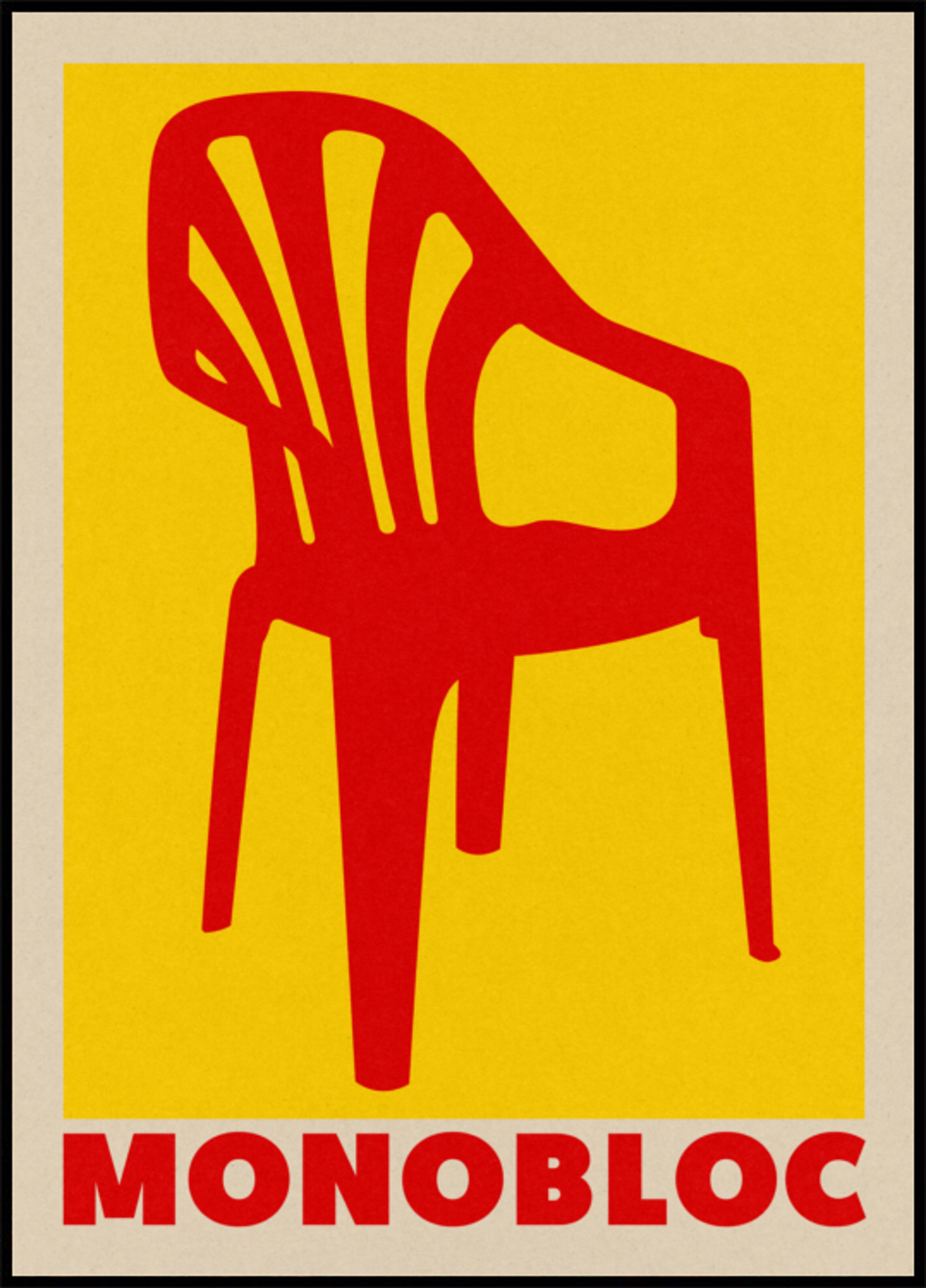 Red Monobloc Chair