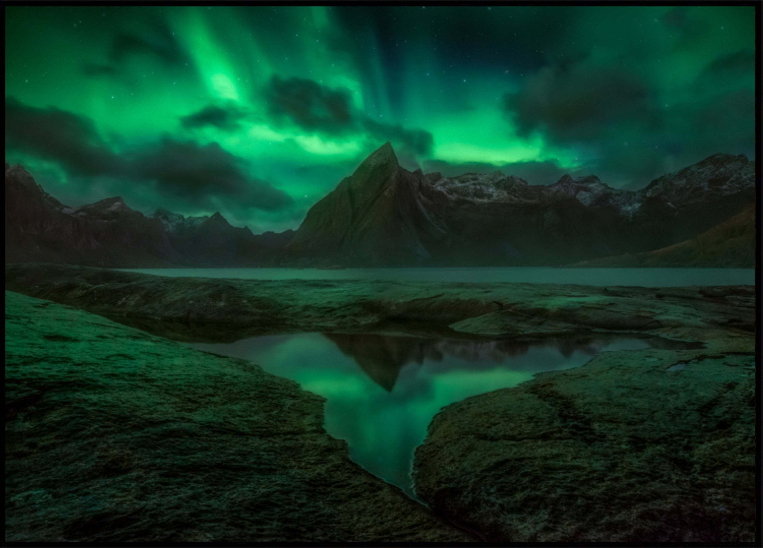 Northern Lights Reflection