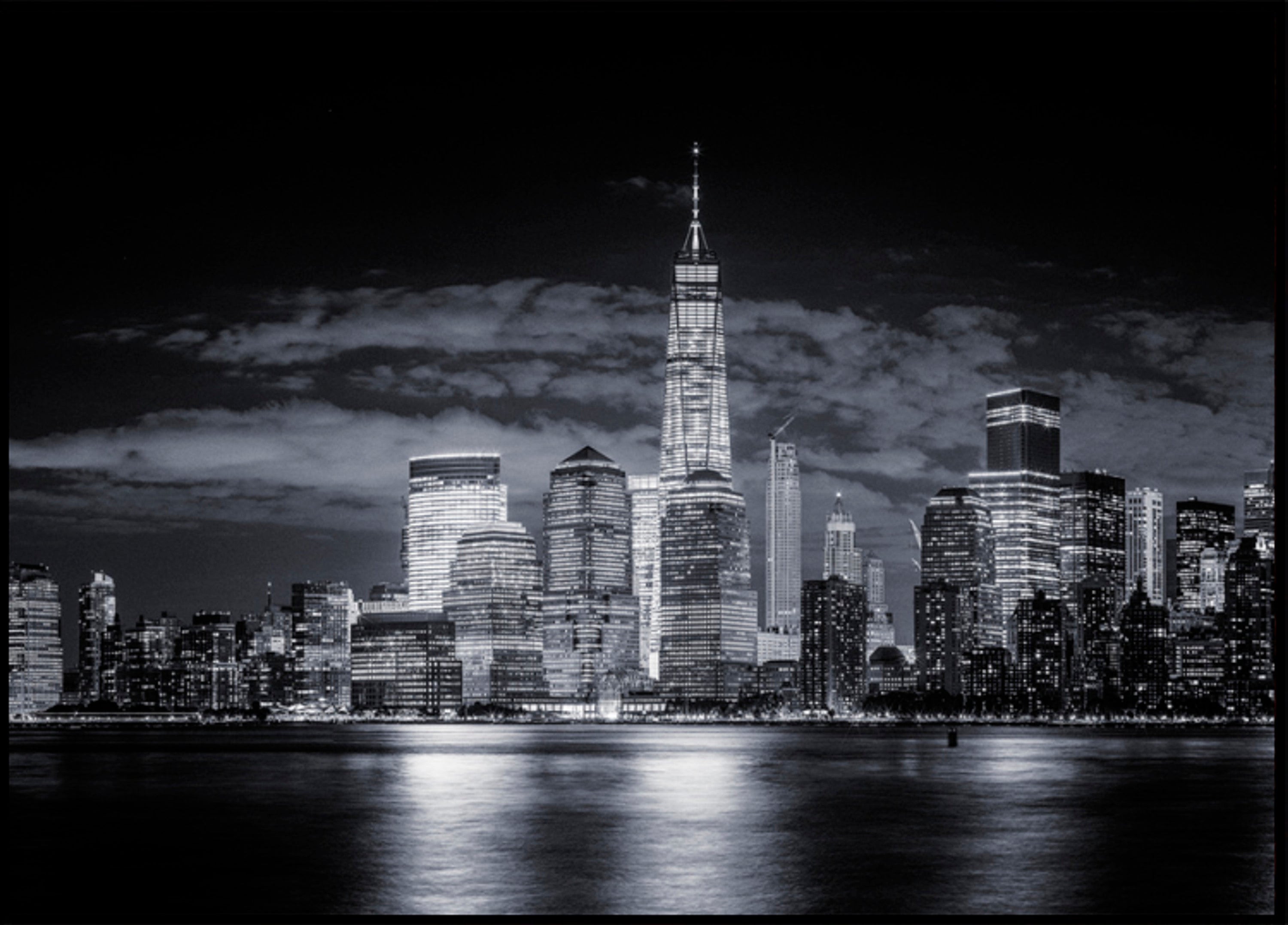 New York City Night Skyline