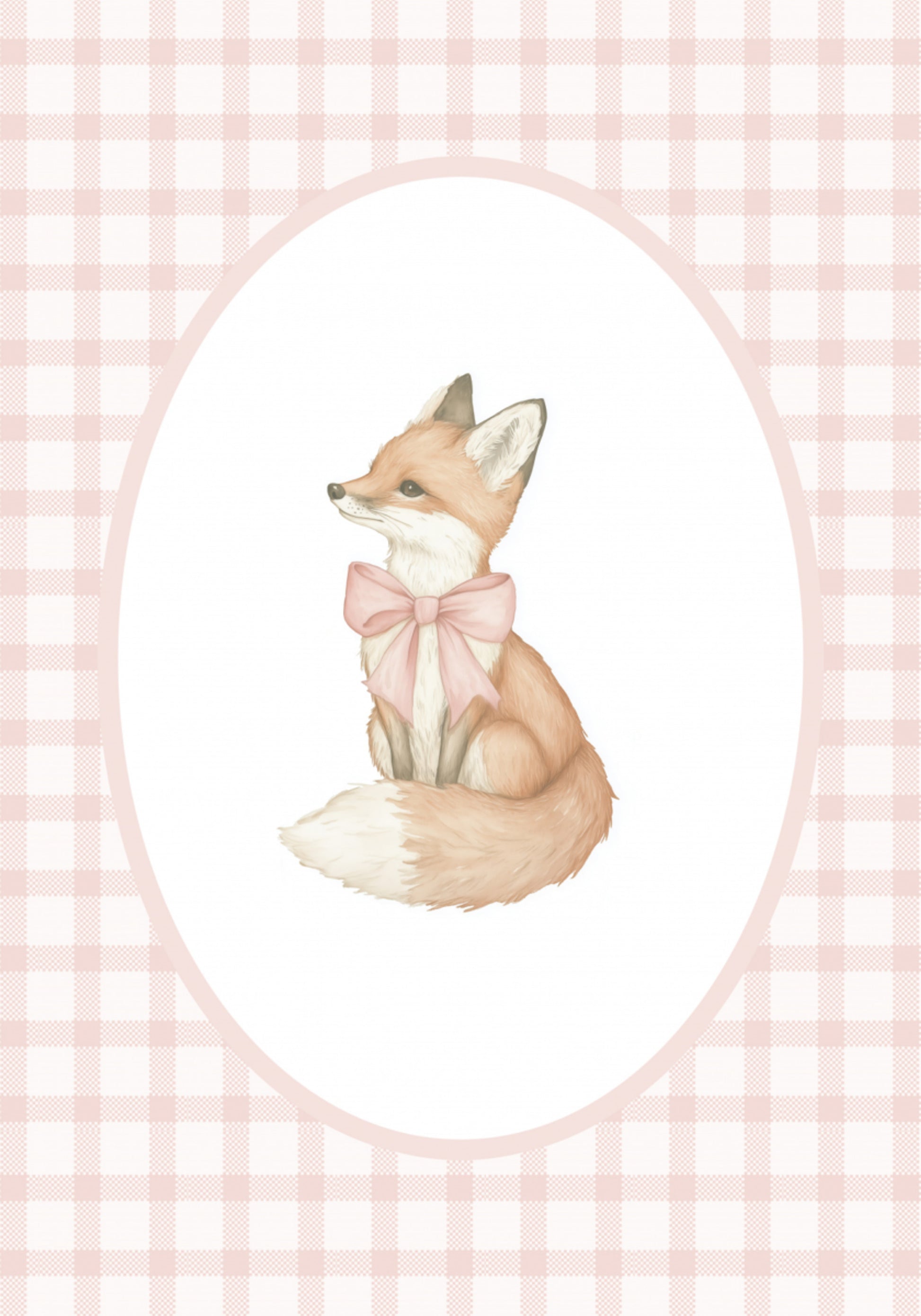 Charming Fox Pink Bow
