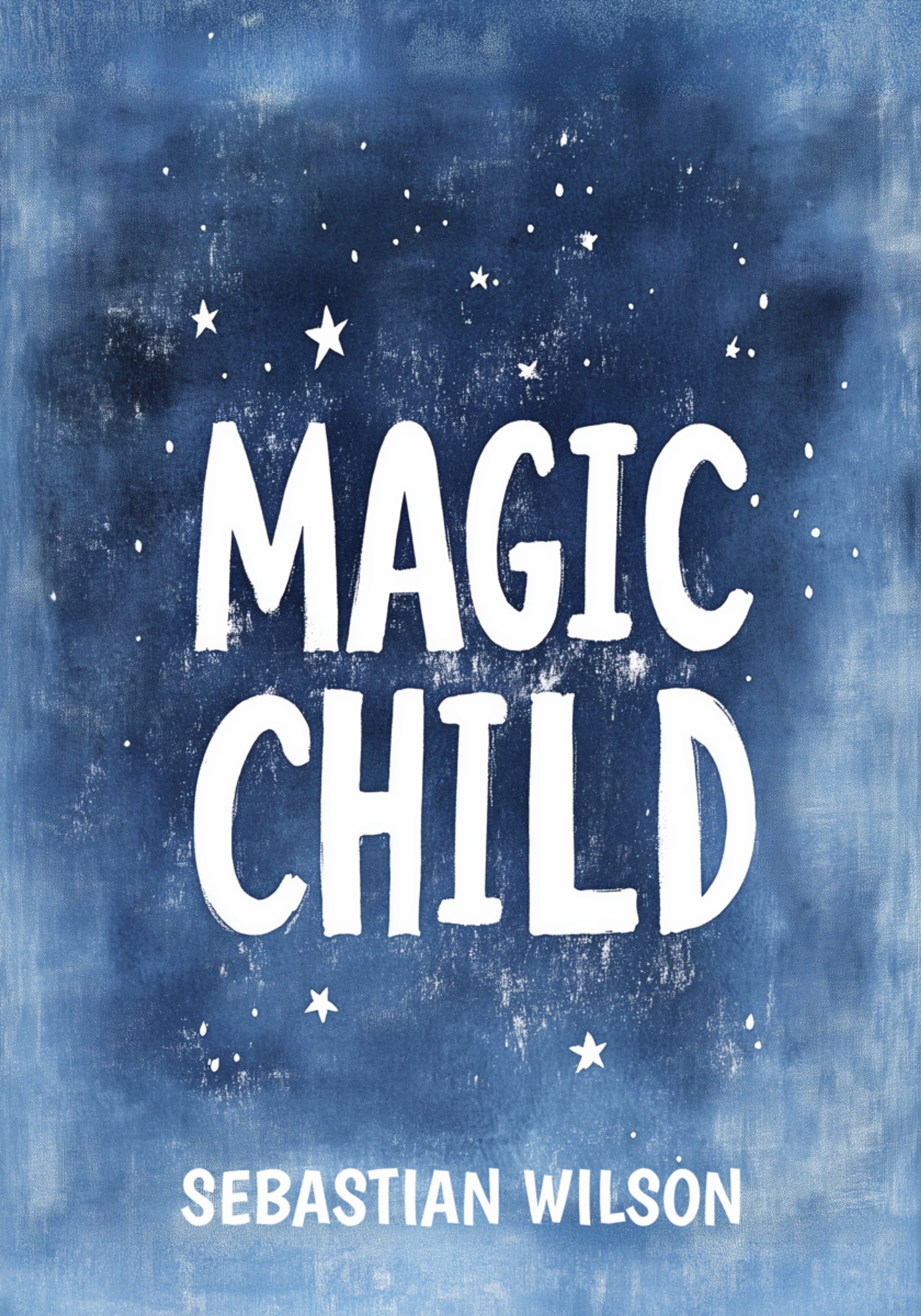 Unplugged Blue Night Sky Poster