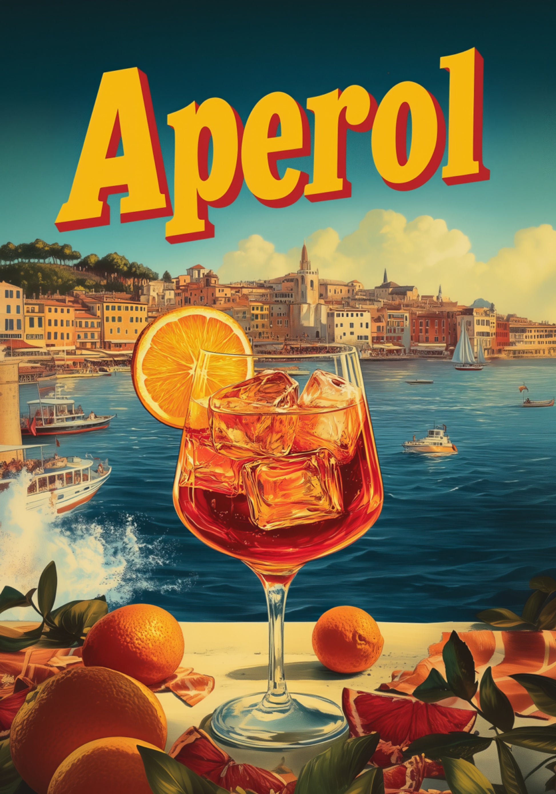 Vintage Mediterranean Cocktail