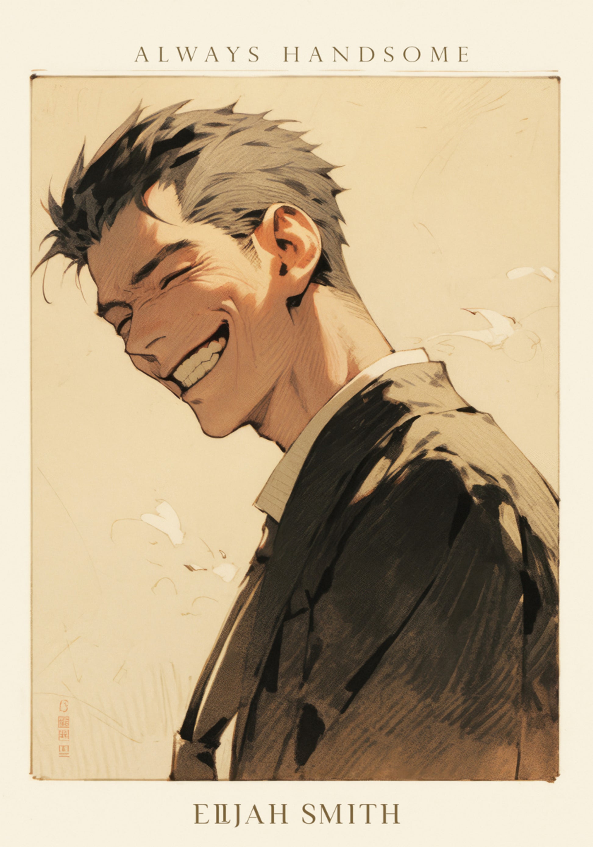 Portrait of a Smiling Man
