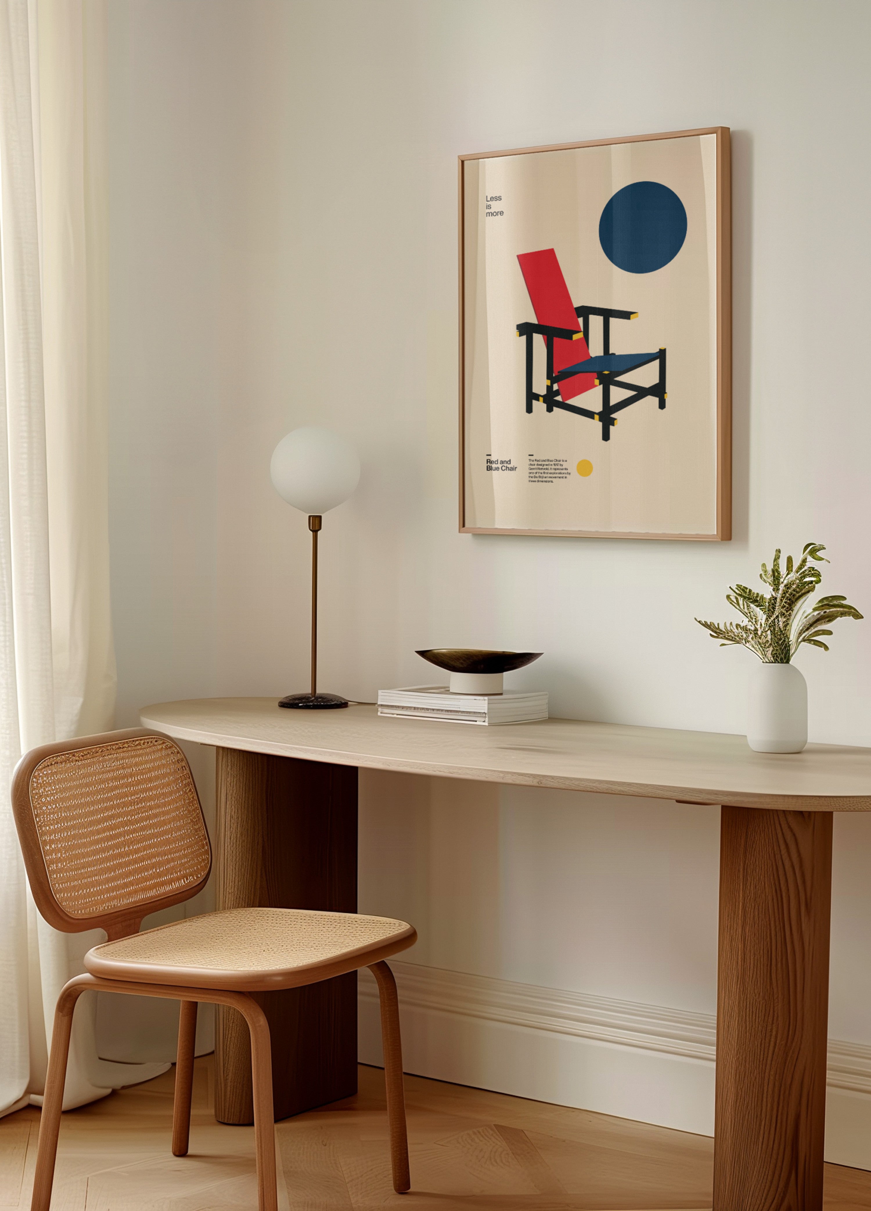 Red and Blue Chair