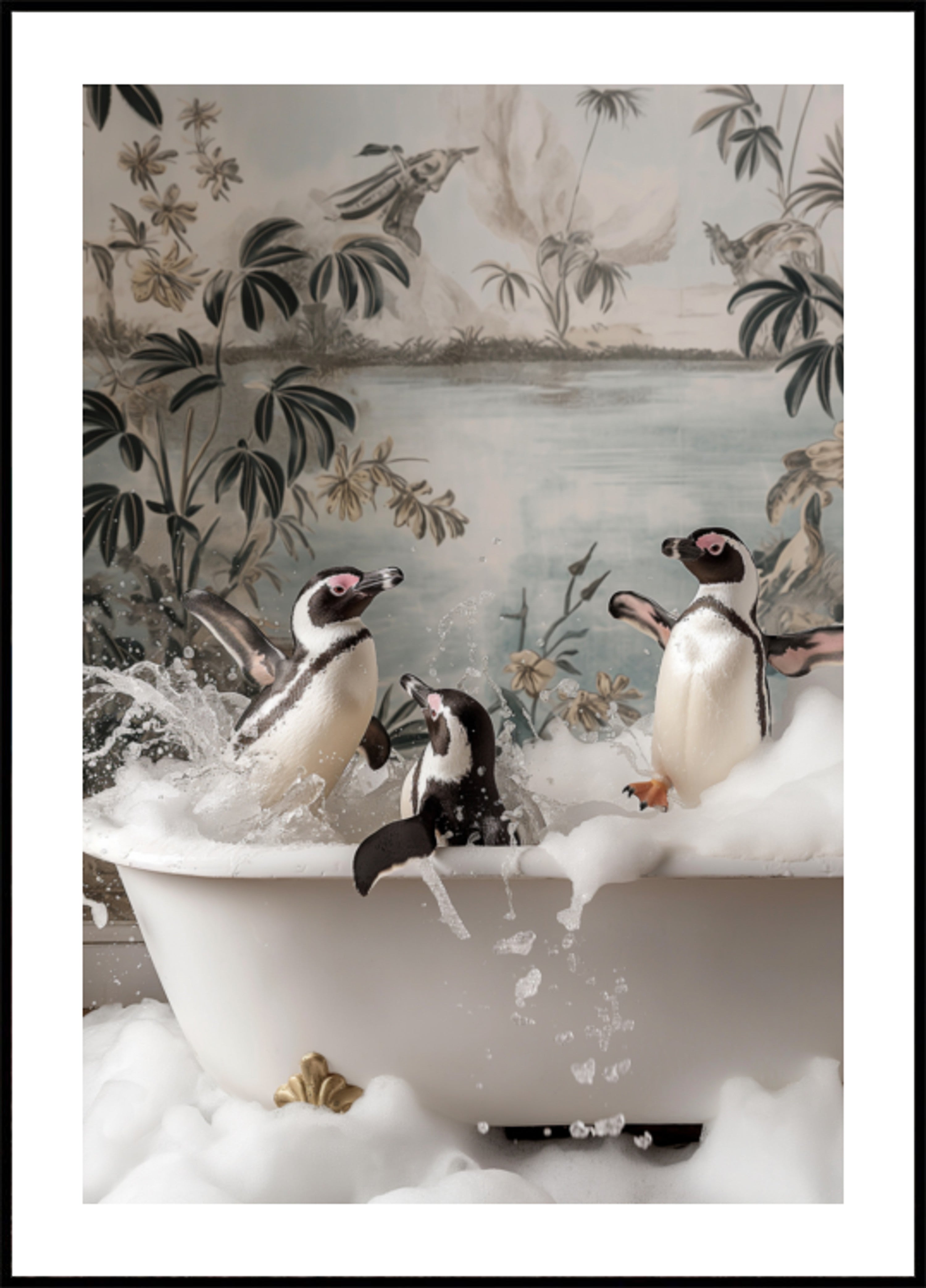 Playful Penguins Bubble Bath