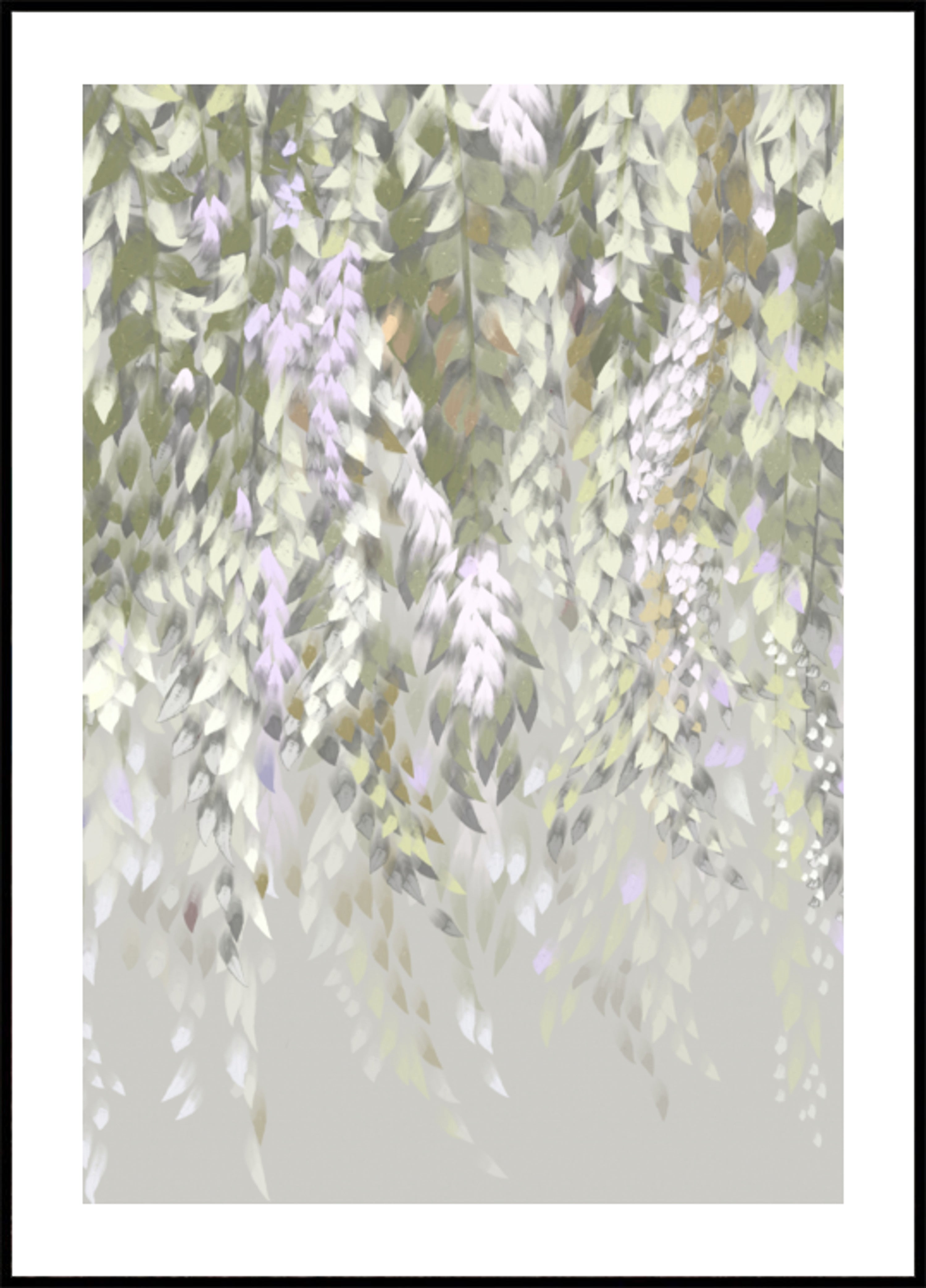 Pastel Wisteria Blossoms