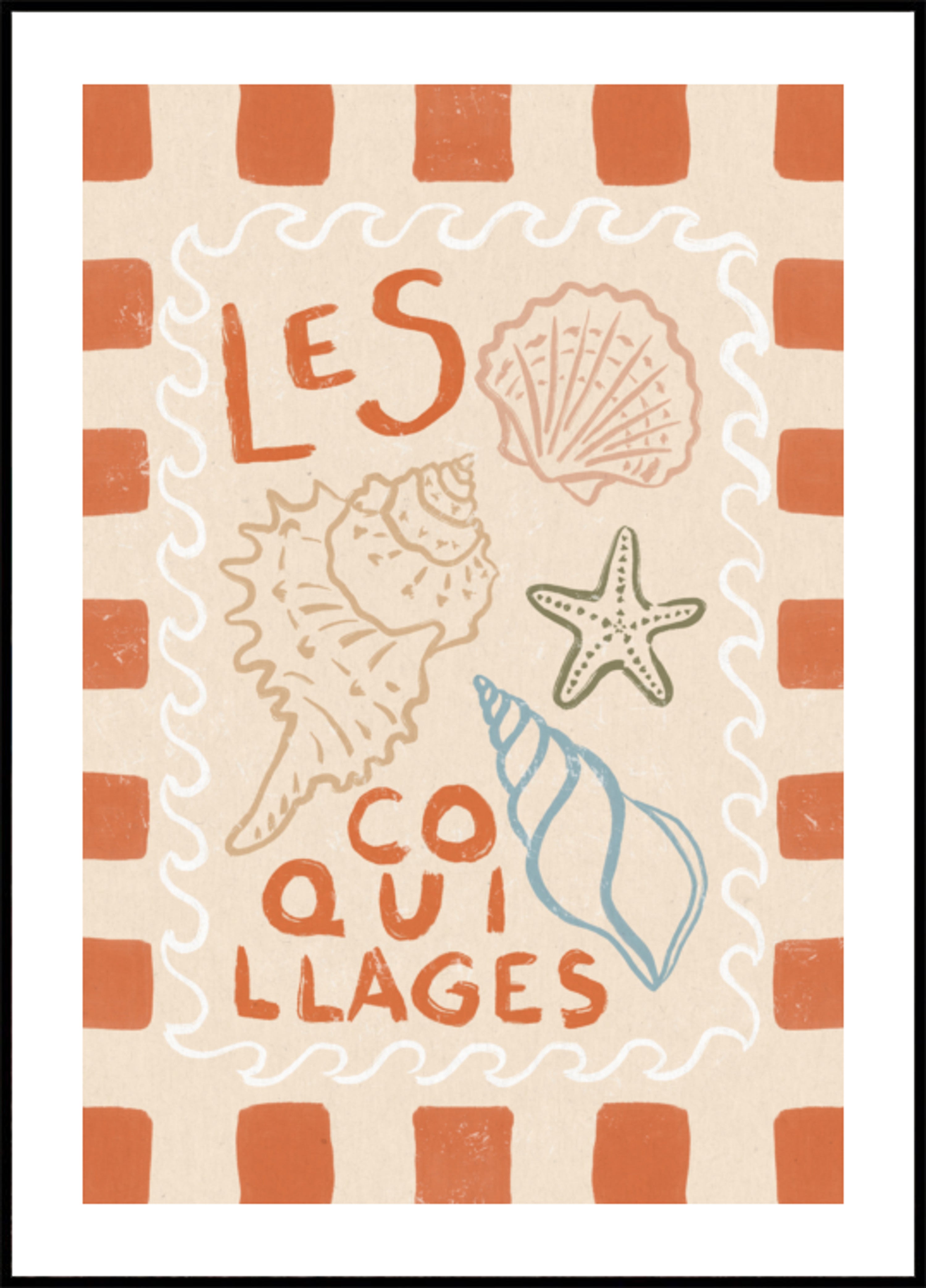Rustic French Seashells