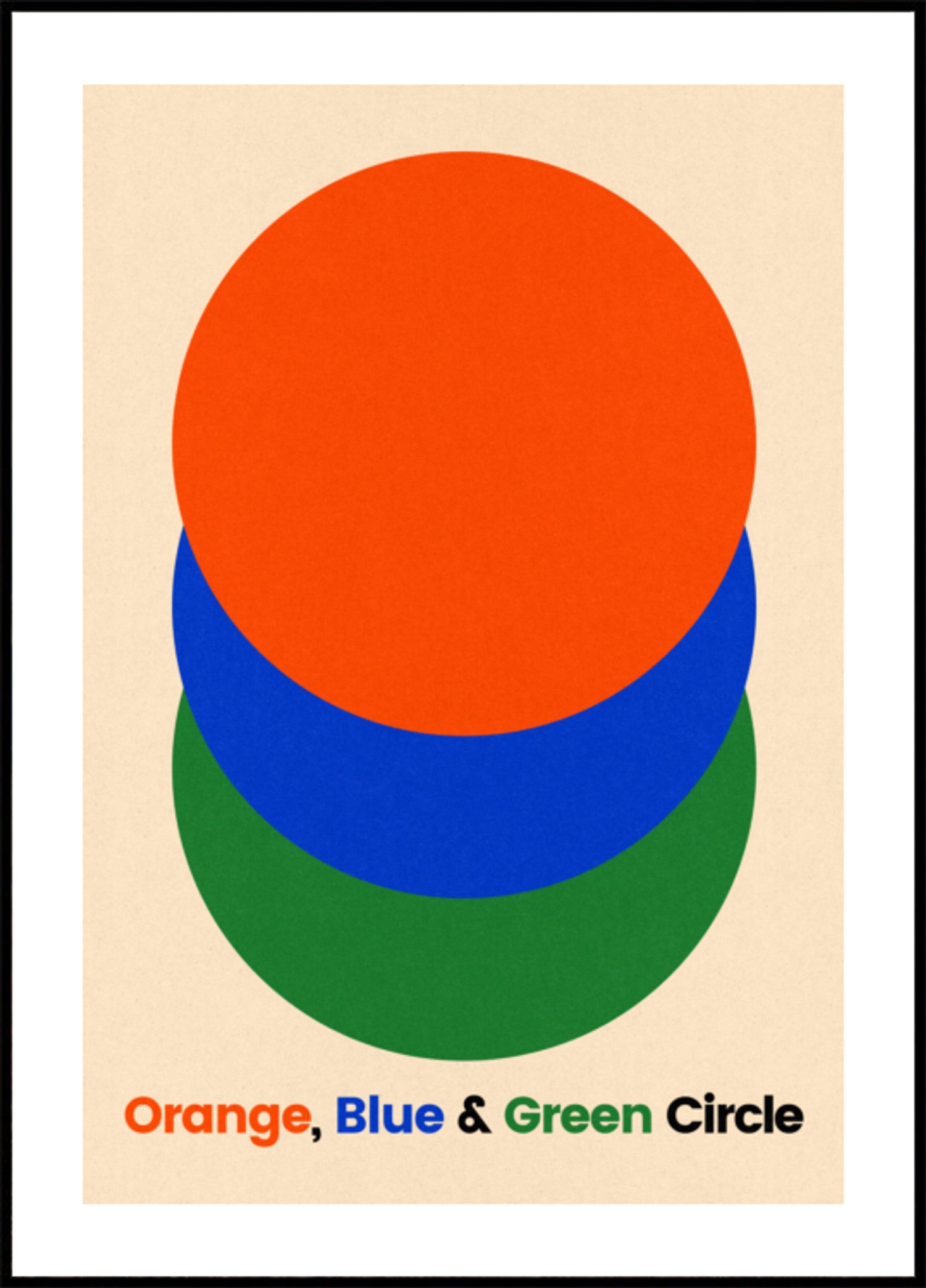 Orange Blue Green Circles