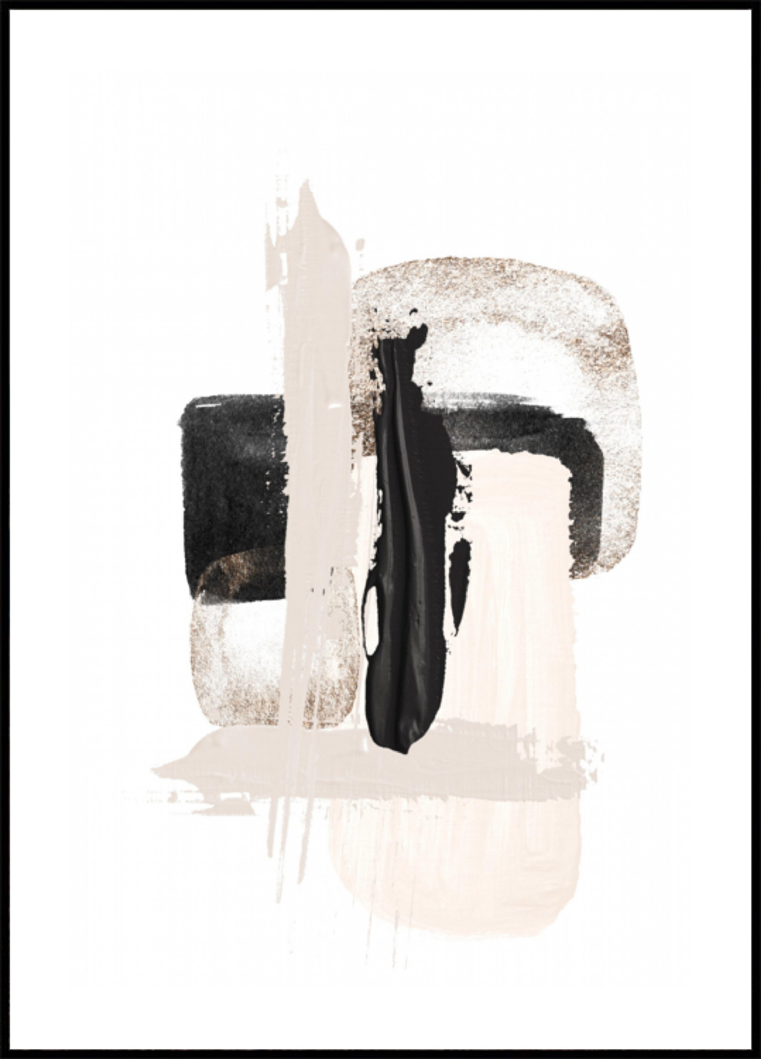 Modern Neutral Brush Strokes