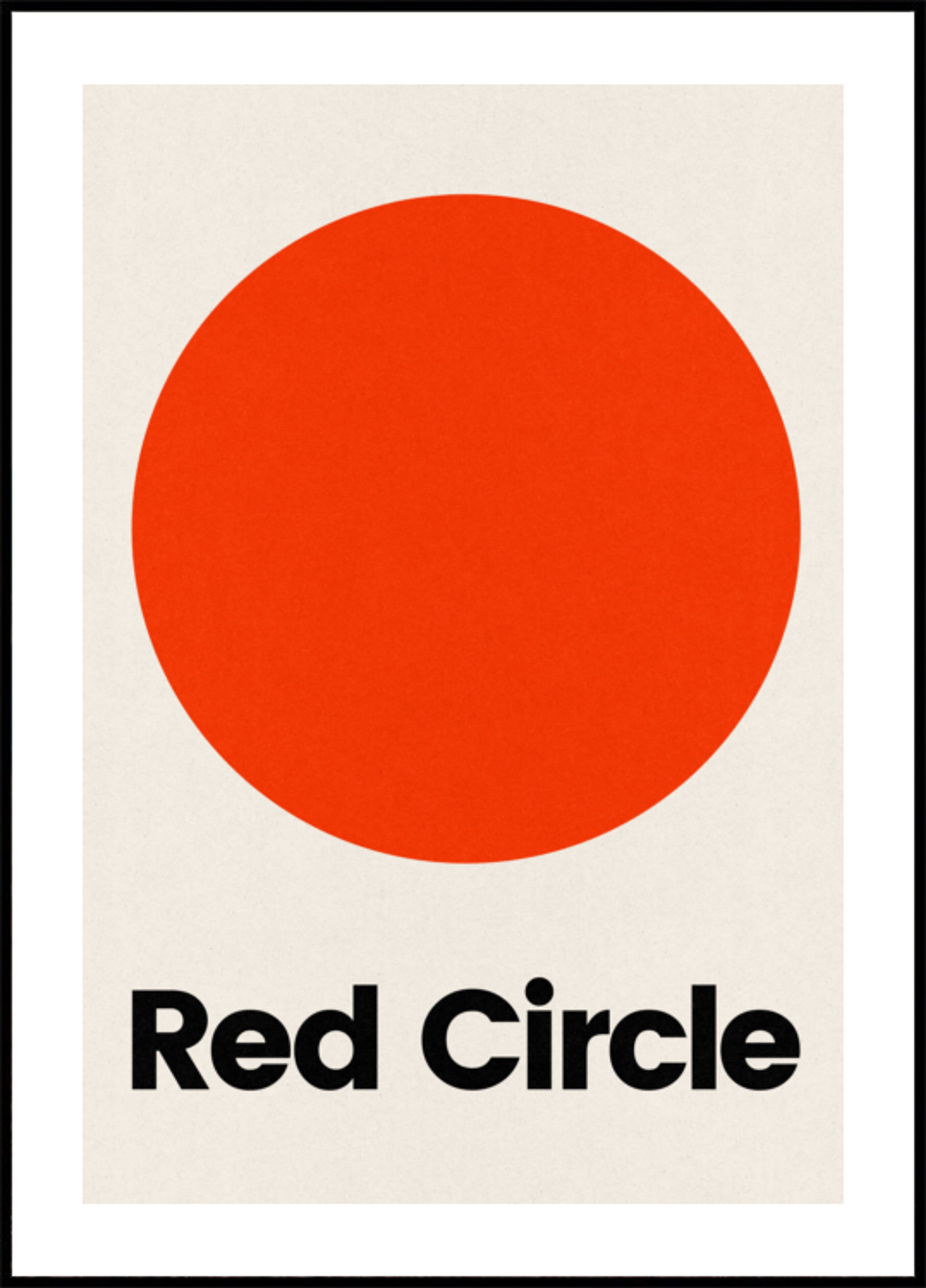 Bold Red Circle