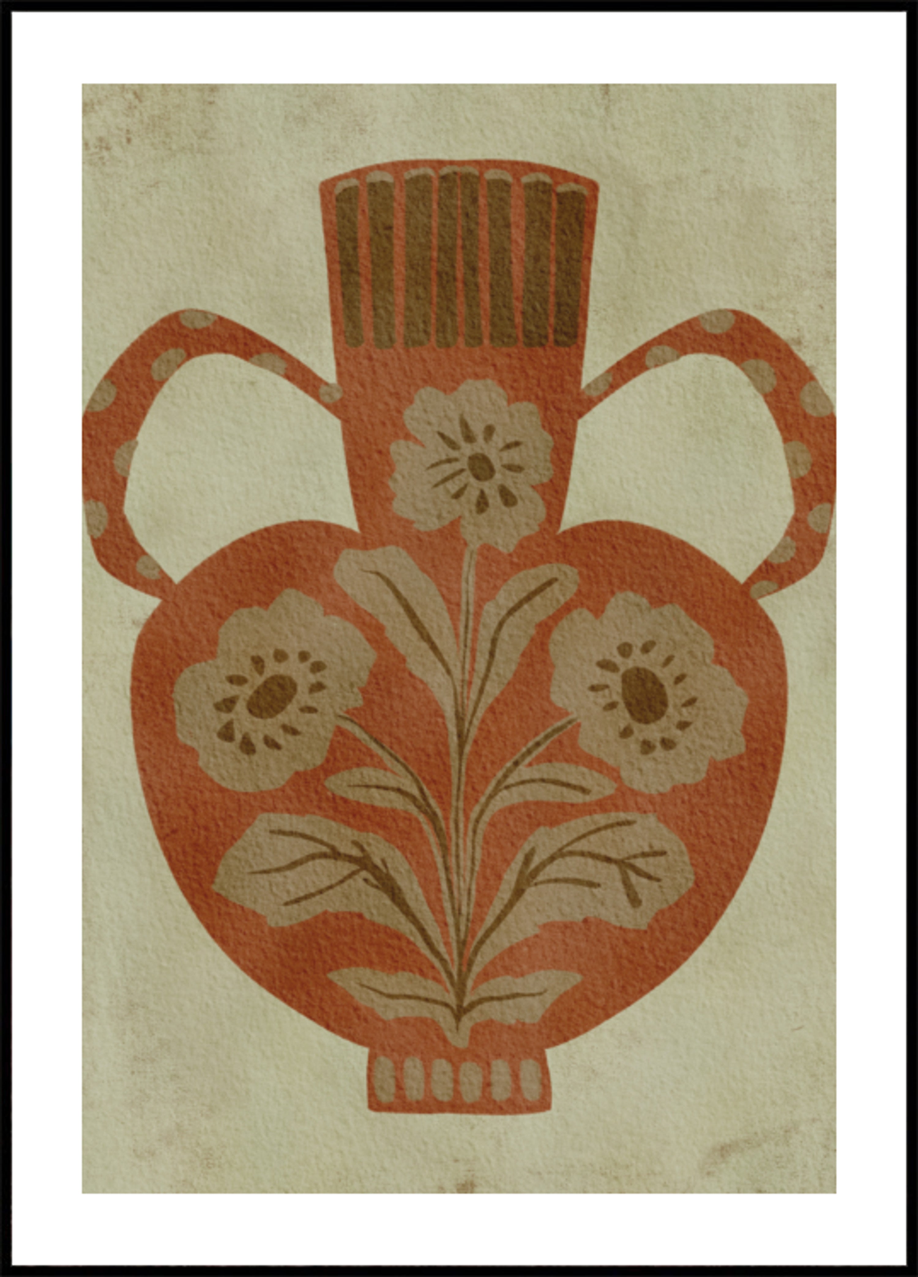 Rustic Floral Vase