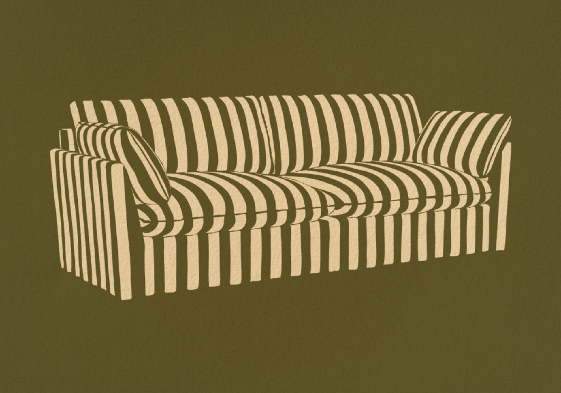Striped Sofa Classic