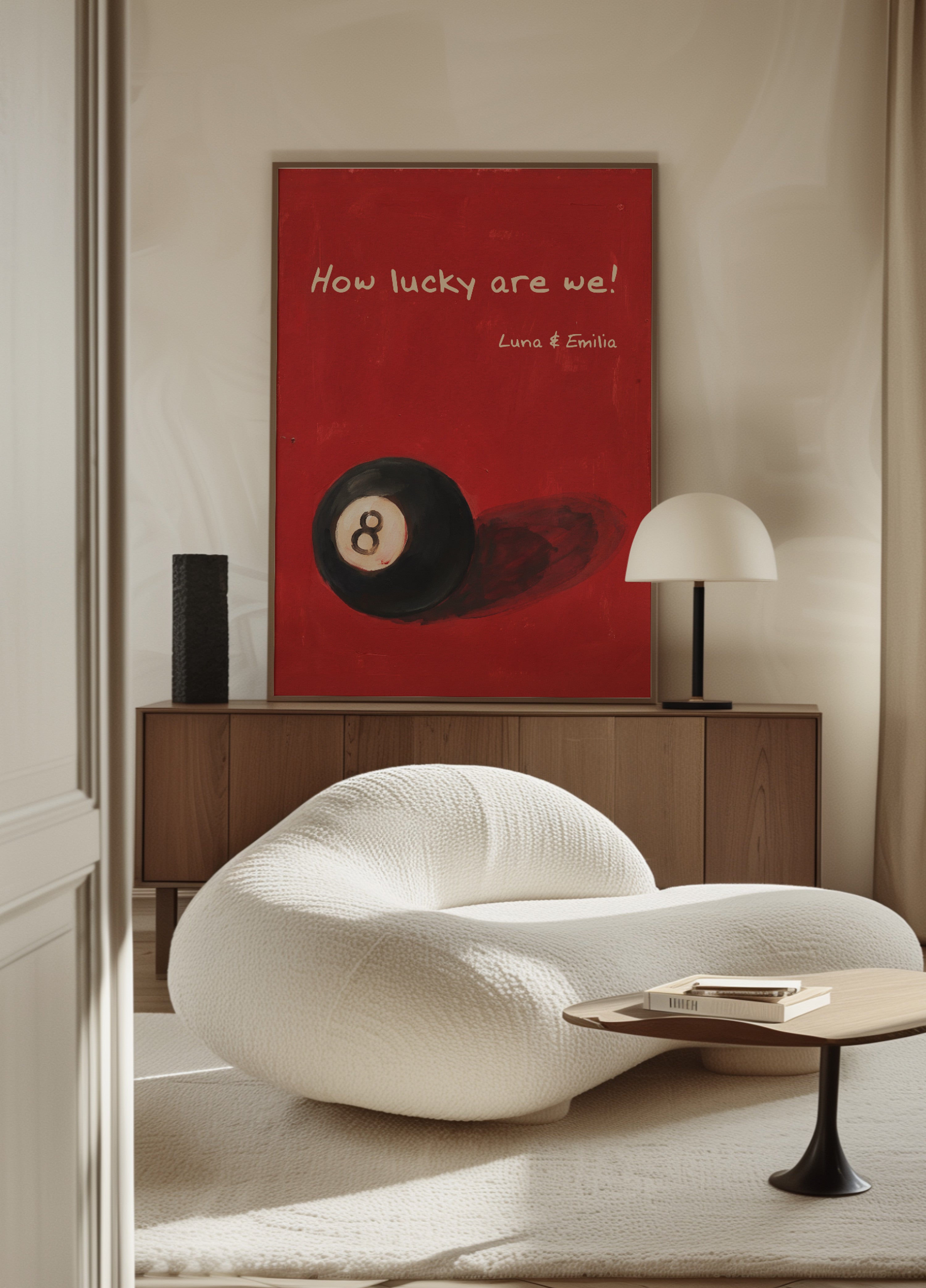 Vintage 8-Ball Poster