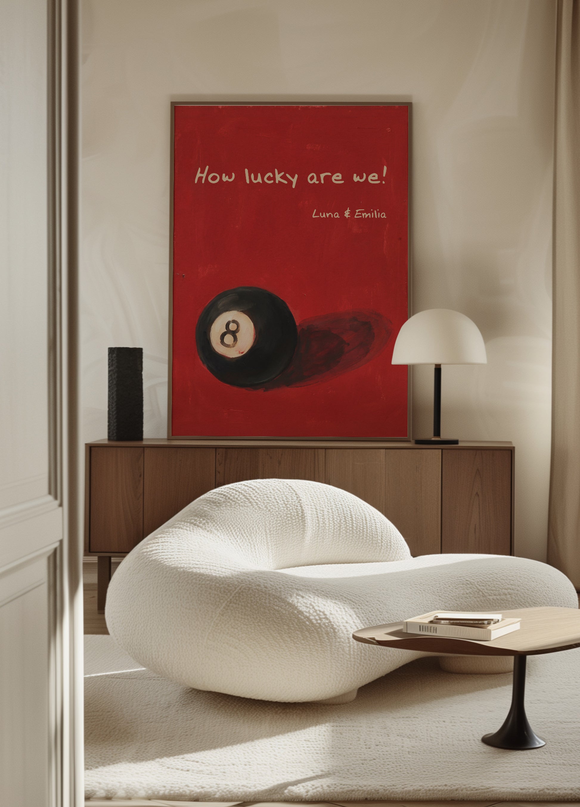 Vintage 8-Ball Poster