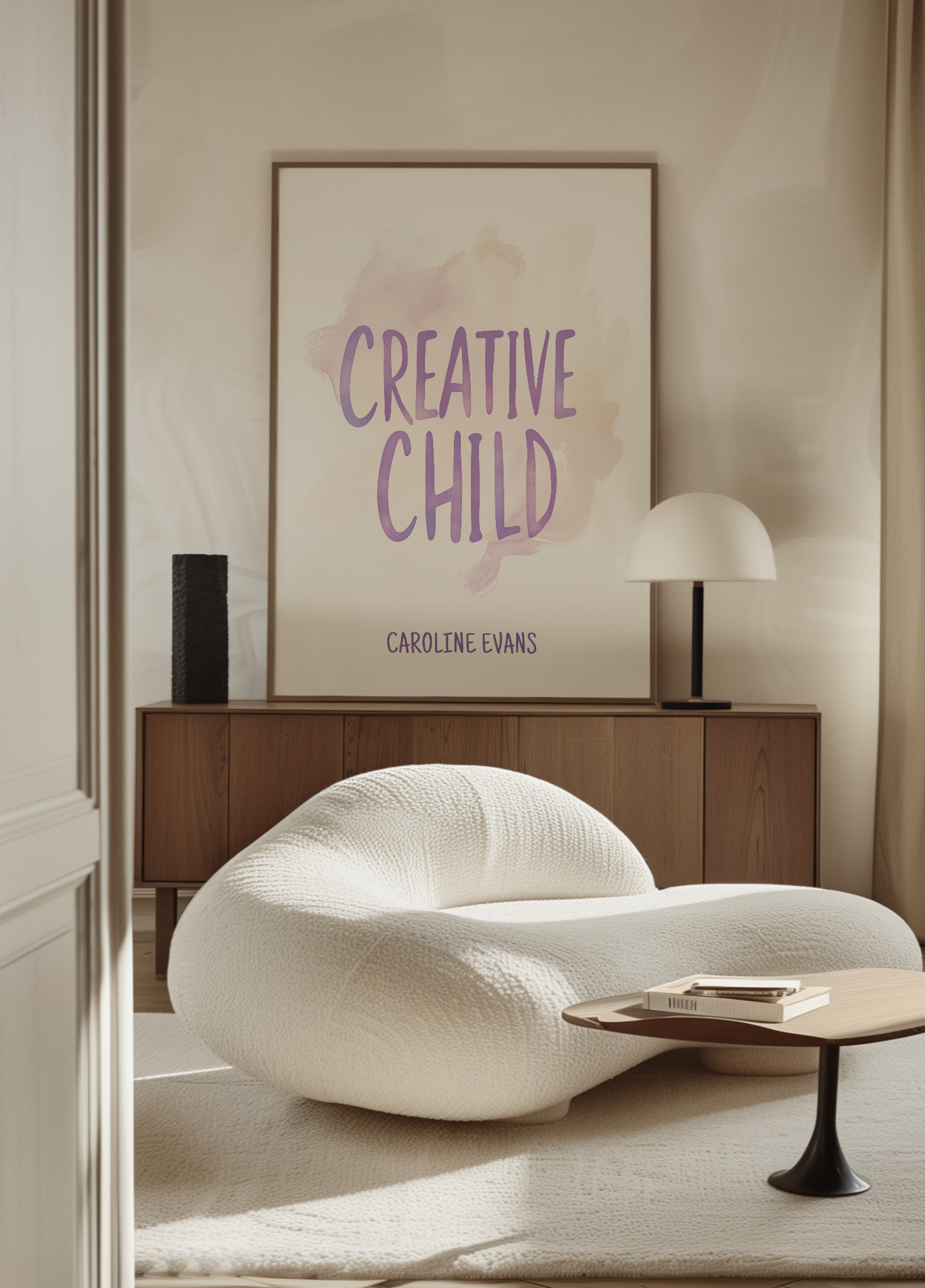 Typography Art for Kids Room