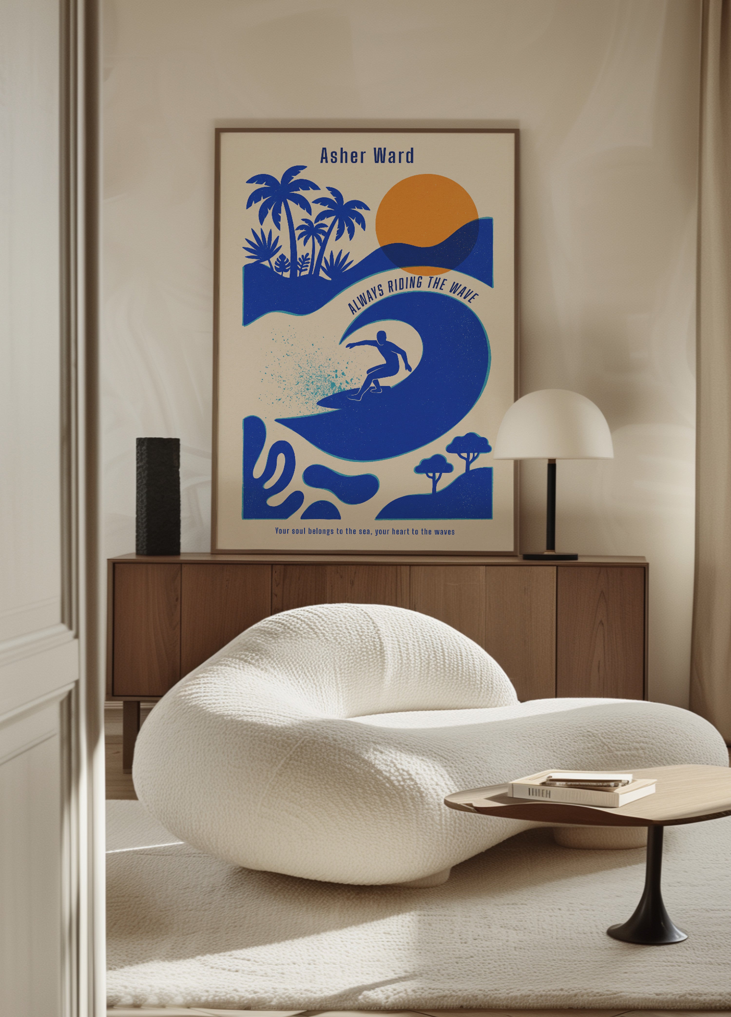 Wave Surfer Tropical Vibe