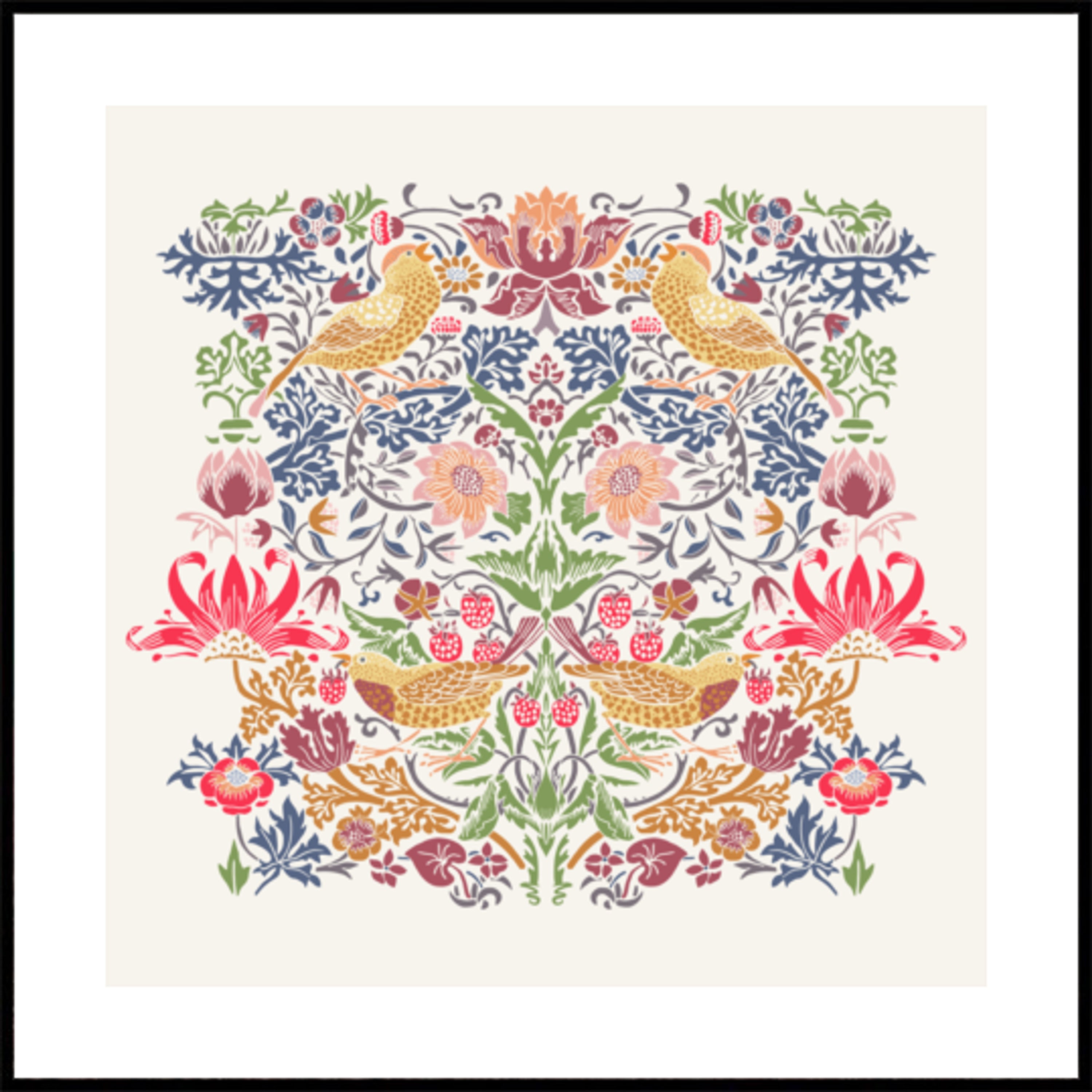 Vintage Botanical Birds