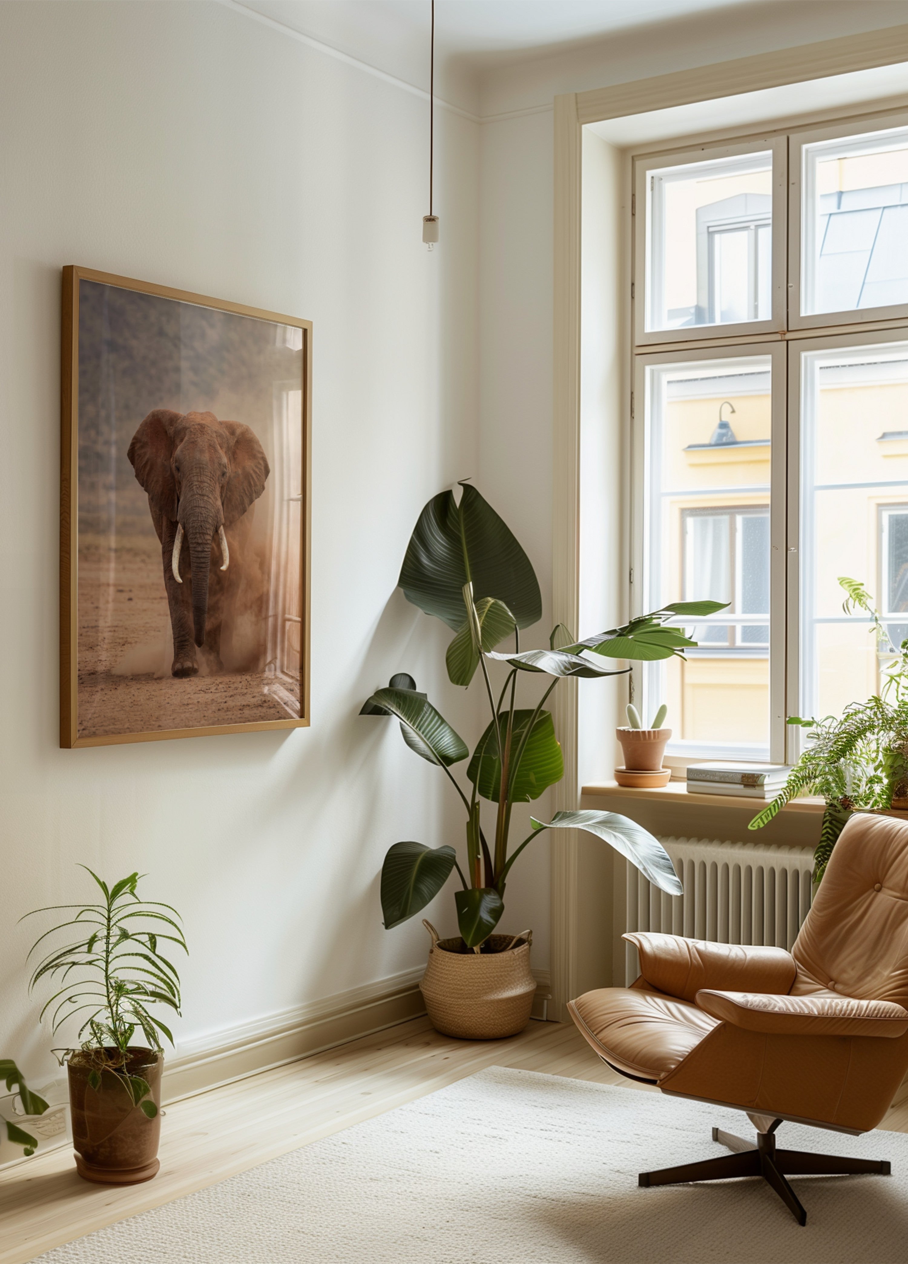 Powerful Dusty Elephant