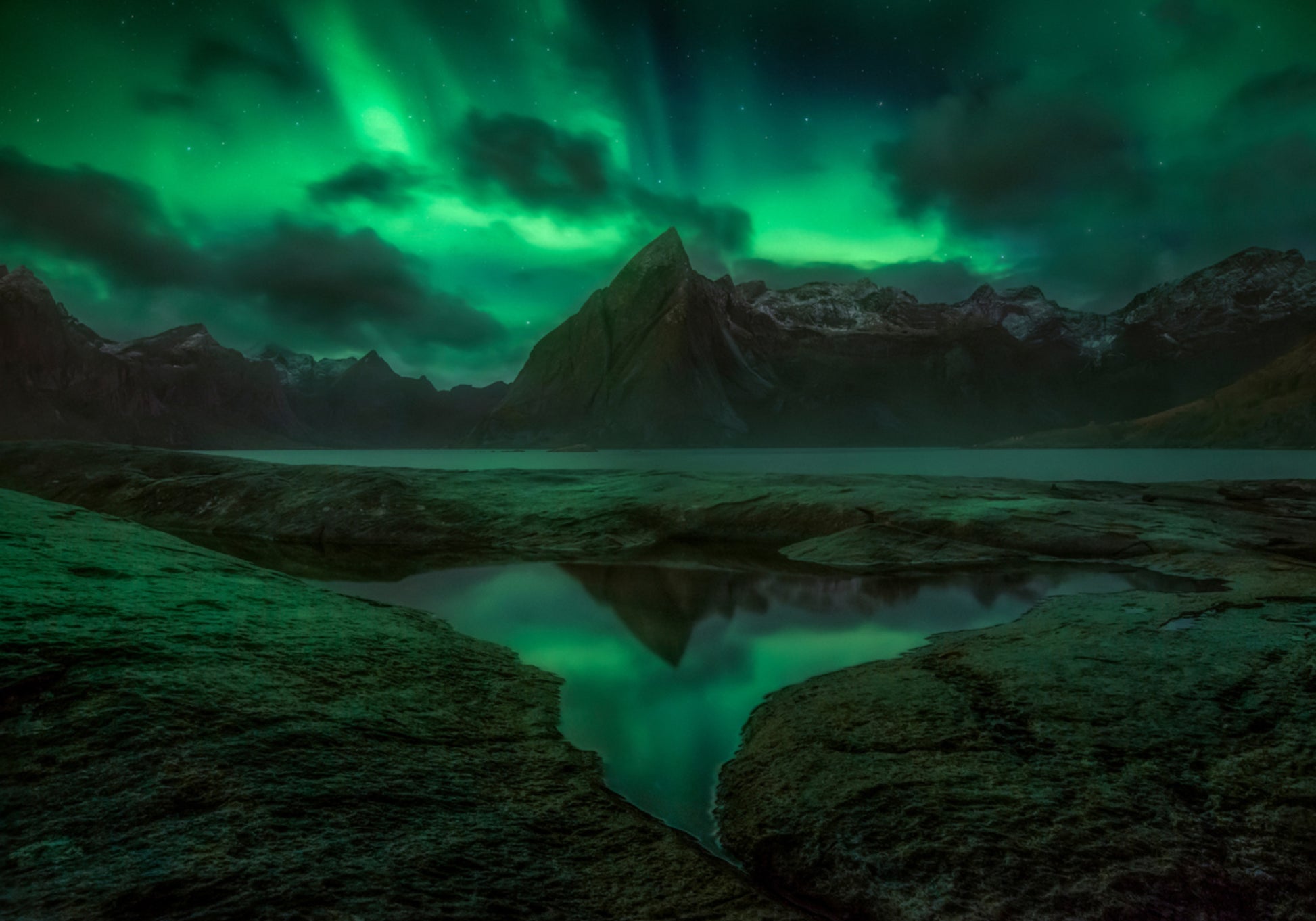 Northern Lights Reflection