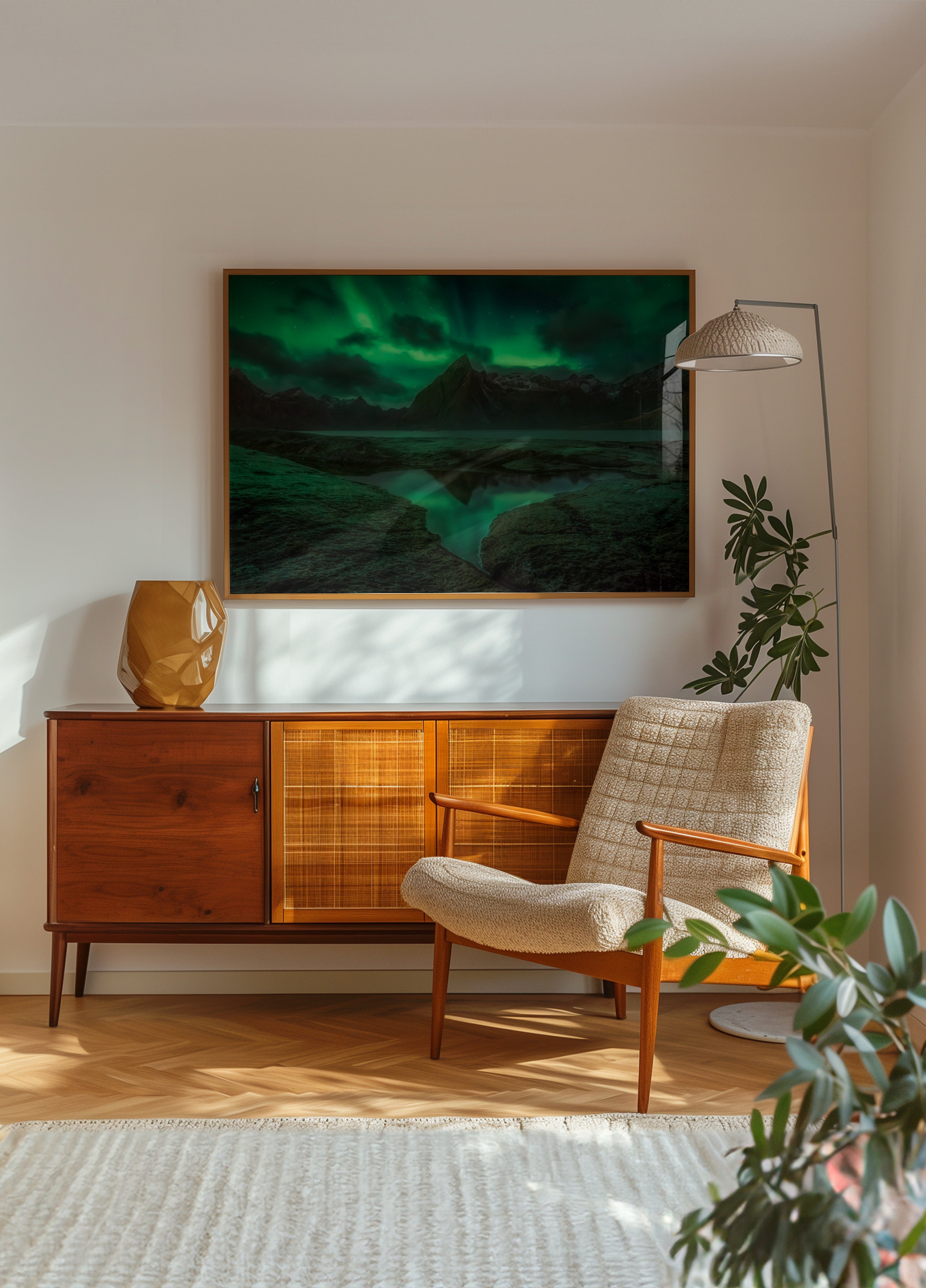 Northern Lights Reflection