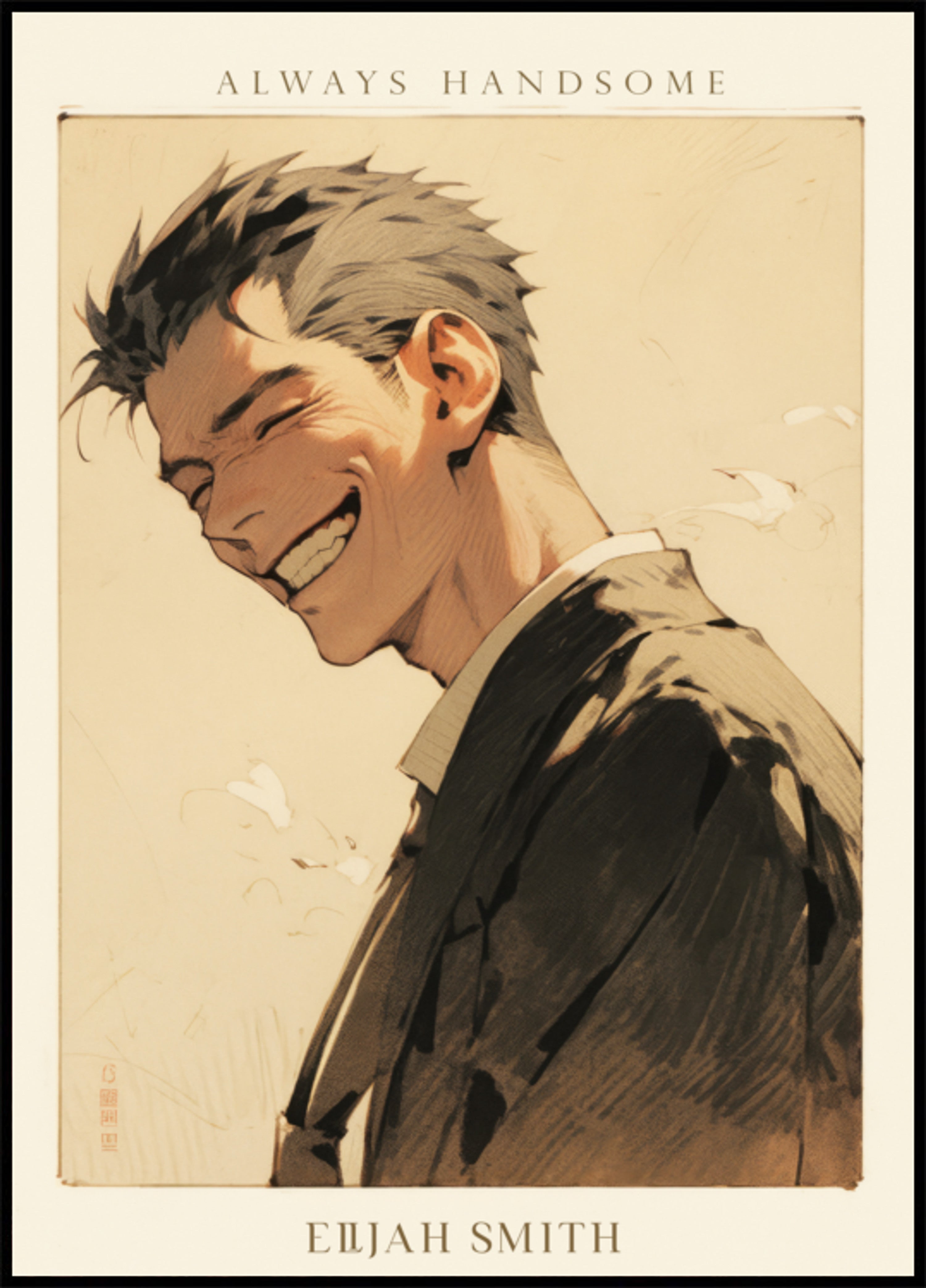 Portrait of a Smiling Man
