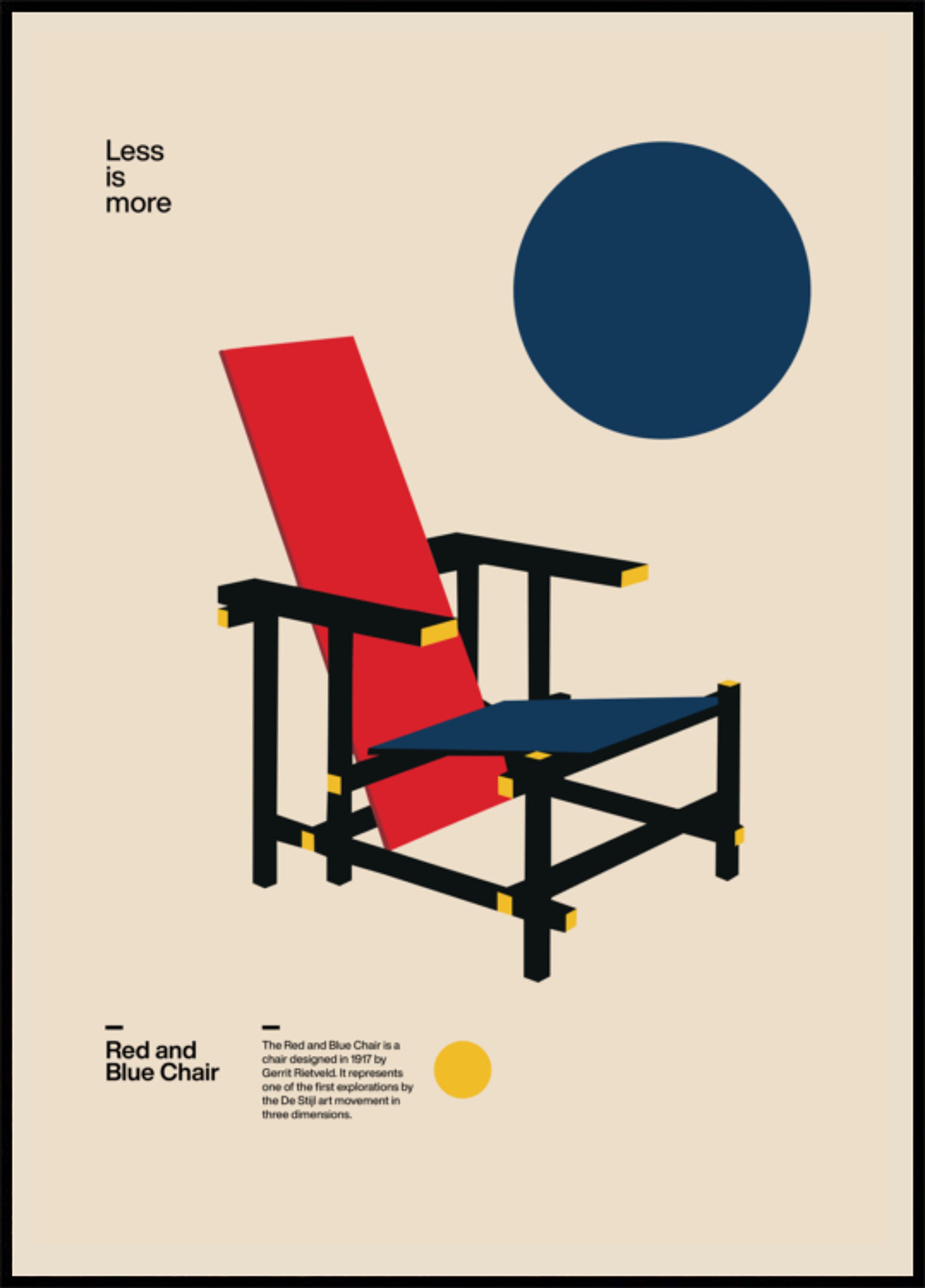 Red and Blue Chair
