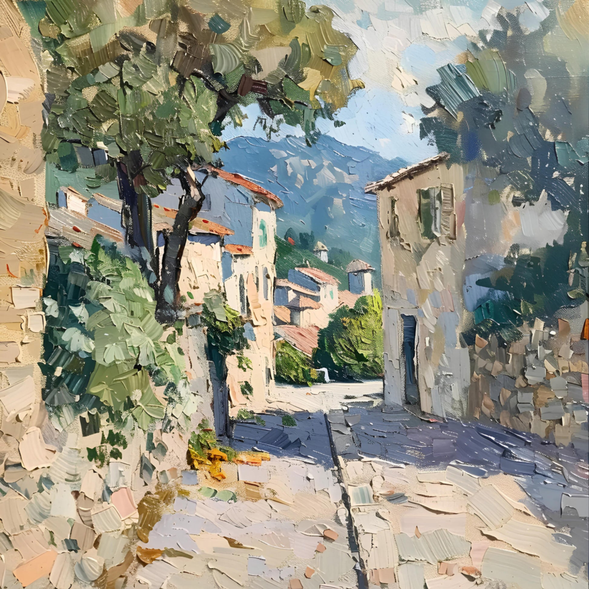 Sunny Village Street