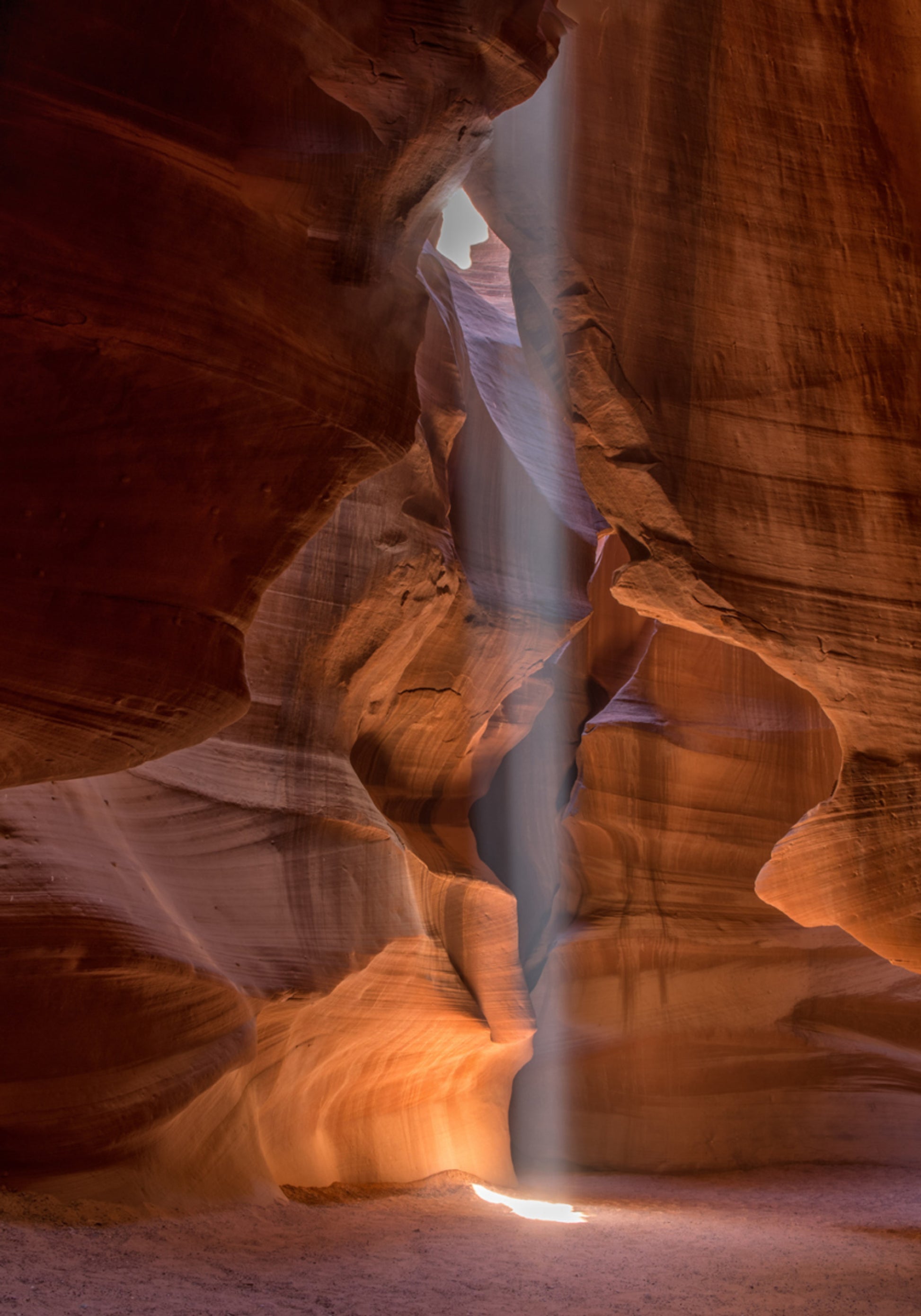 Sunbeam In Slot Canyon