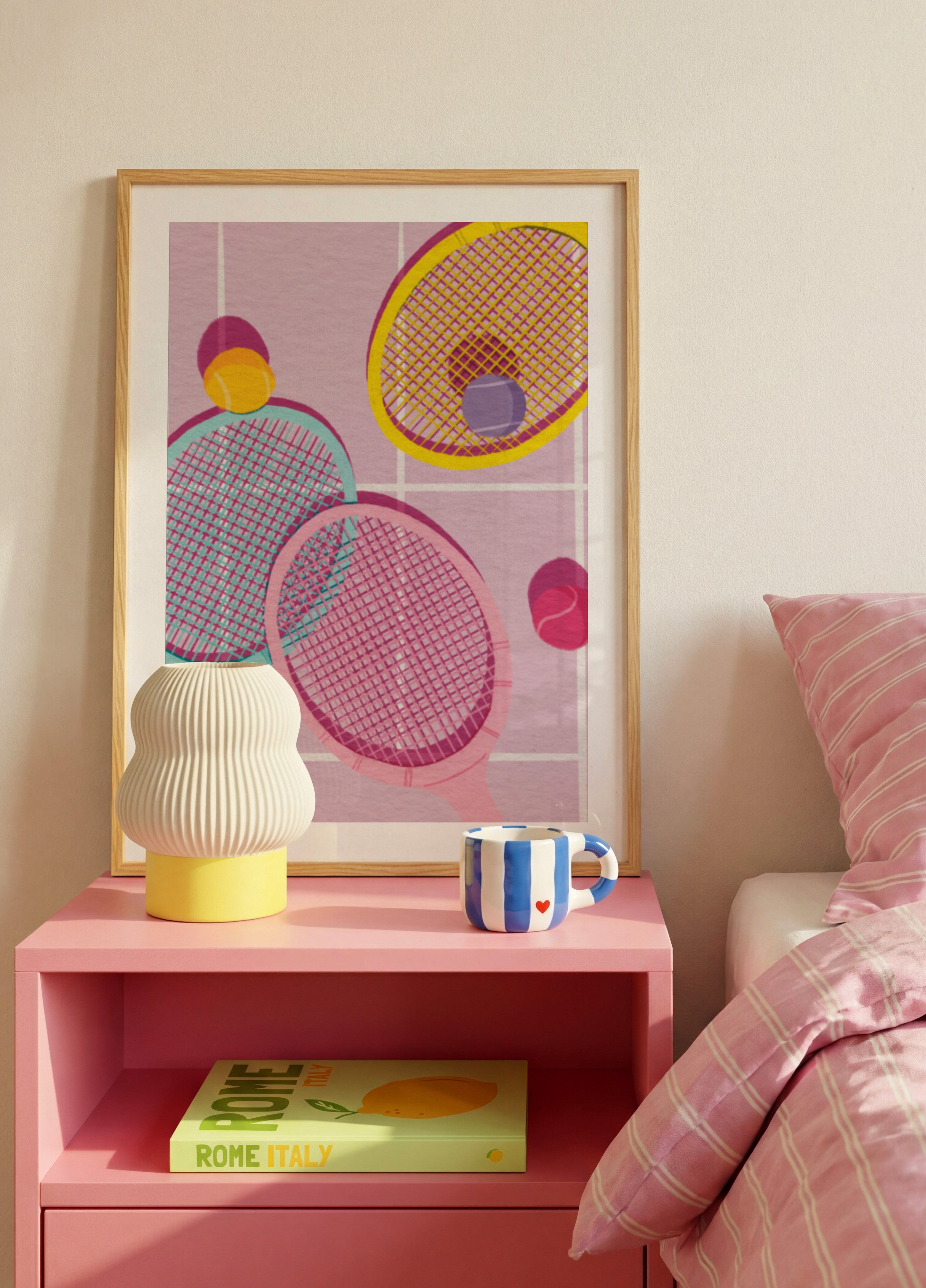 Playful Tennis Rackets